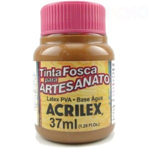 TINTA PVA 37ML MARROM ACRILEX