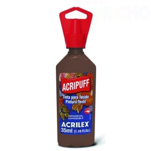 TINTA TECIDO ACRIPUFF 35ML MARROM