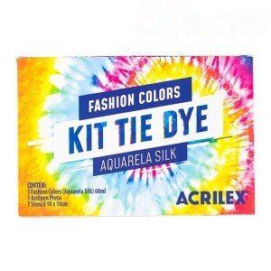 KIT TIE DYE AQUARELA SILK