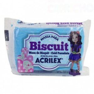 MASSA BISCUIT 90G ACRILEX AZUL CELESTE