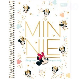 CADERNO 10 MATERIA MINNIE 160FOLHAS