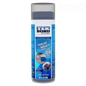 TOALHA MAGICA LIMPA SECA ÁGUA NAO RISCA 64X43CM