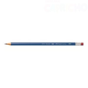 LAPIS GRAFITE PRETO N°2 COM BORRACHA