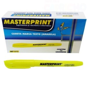 MARCA TEXTO AMARELO MP612 MASTERPRINT