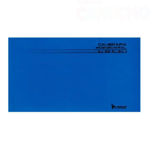 CAD CALIGRAFIA HORIZONTAL AZUL 48FLS