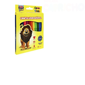 CANETA HIDROGRAFICA 12 CORES