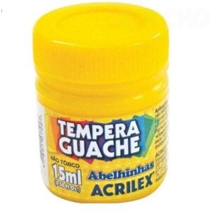 TINTA GUACHE 15ML AMARELO OURO ACRILEX