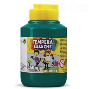 TINTA GUACHE 250ML VERDE ACRILEX