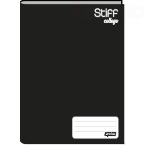 CADERNO BROCHURA 1/4 CAPA DURA PRETO 48 FOLHAS JANDAIA